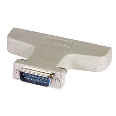 L-Com D Sub Adapter Male 15 Way D-Sub to Female 15 Way D-Sub [ADPT-DB15Y]; 671-704