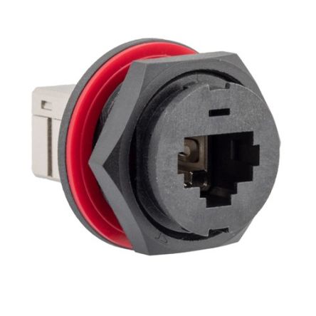 L-Com TDG Series RJ45 Ethernet Couplers, Cat6a [TDG1026KS-C6A-DC-WPK]; 671-706