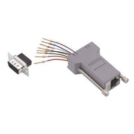 L-Com RS9 Series Female Ethernet Connector, Cable Horizontal [RS9EMI8M]; 671-711