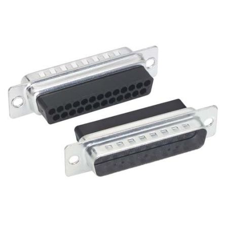 L-Com C&P 25 Way Through Hole D-sub Connector Plug [C&P25M]; 671-770