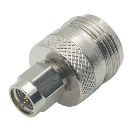 L-Com Straight Coaxial Adapter SMA Plug to N Socket [BA25]; 671-793