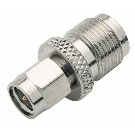 L-Com Straight Coaxial Adapter SMA Plug to TNC Socket 1GHz [BA580]; 671-796