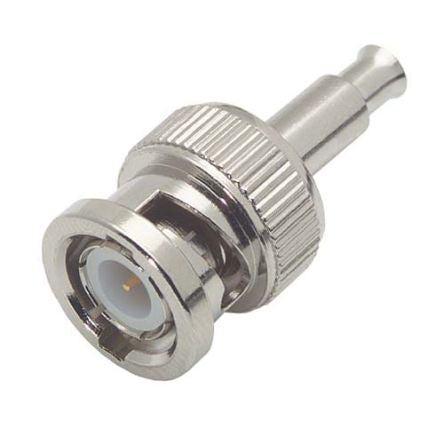 L-Com BAC Series, Plug Cable Mount BNC Connector, Crimp Termination, Straight Body [BAC836B-74]; 671-820