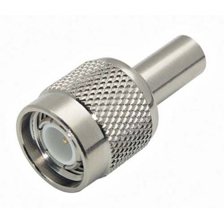 L-Com BAC Series, Plug Cable Mount TNC Connector, Crimp Termination, Straight Body [BAC893-58]; 671-821
