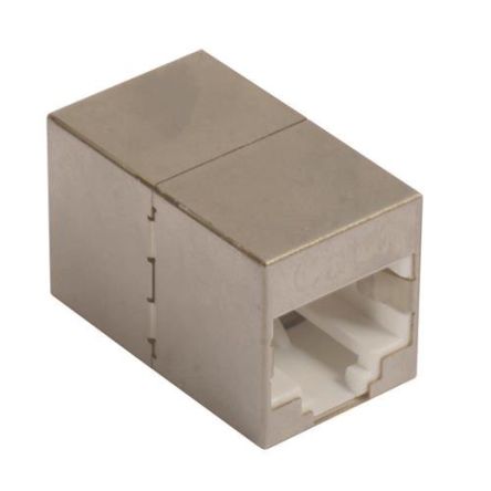 L-Com TDG Series RJ45 Coupler, Cat6, Nickel Plated Brass [TDG1026KSC6-MNL]; 671-843