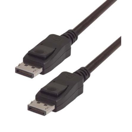L-Com Male DisplayPort to Male DisplayPort, LSZH  Cable, 3m [DPCAZMM-3]; 671-845