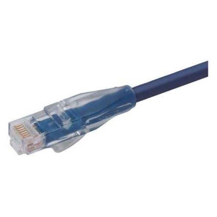 L-ComTRD, 50ft Cat5e, Blue RJ45 to Male RJ45 Male, Copper Braid Shielded, Terminated PVC Sheath [TRD815BL-50]; 671-885