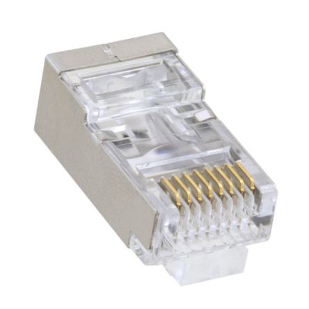 L-Com TDP Series Ethernet Connector, Surface Mount, Cat6a Straight 1 Port 1 -Way [TDPTC6S]; 671-907