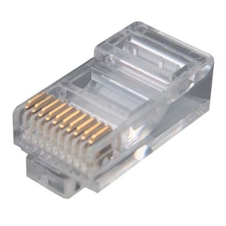 L-Com TDR Series Ethernet Connector, Surface Mount, Cat6a Straight 1 Port 1 -Way [TDR10P10C]; 671-908