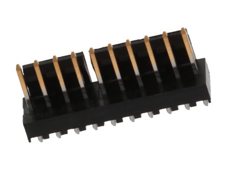 Molex 171856 Series Vertical Through Hole PCB Header, 10 Contact(s), 2.54 mm Pitch, 1 Row(s), Shrouded [171856-1010]; 683-573
