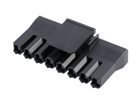 Molex, 172672 Receptacle Connector Housing, 7.5mm Pitch, 8 Way, 1 Row [172672-2008]; 683-586