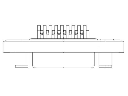 FCT from Molex 1731 15 Way Panel Mount D-sub Connector Socket, 1.98mm Pitch, with Thread [173110-0036]; 683-590