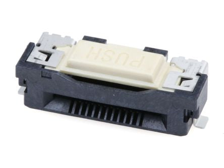 Molex, 2004, 200485-0610 0.5mm Pitch 10 Way Right Angle FPC Connector, Bottom Contact [200485-0610]; 683-596