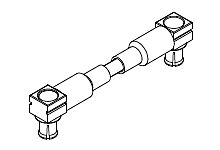 Molex 89761 Series Male MCX to Male MCX, 152.4mm, RG316 Coaxial, Terminated50 Ω [89761-6133]; 683-609