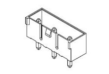 Molex 35328 Series Vertical PCB PCB Header, 2 Contact(s), 7.92 mm Pitch, 1 Row(s), Shrouded [35328-0260]; 683-646