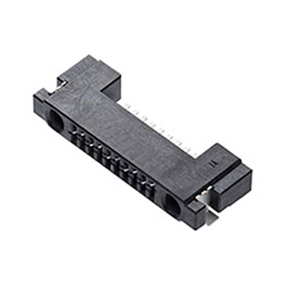 Molex 201451 Series Right Angle Surface PCB Header, 10 Contact(s), 1.25 mm Pitch, 2 Row(s), Shrouded [201451-0101]; 683-667