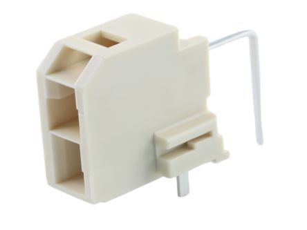 Molex 203555 Series Right Angle Through Hole PCB Header, 2 Contact(s), 6.5 mm Pitch, 2 Row(s), Shrouded [203555-1312]; 683-672