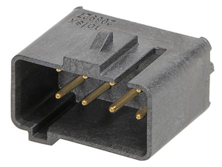 Molex 205927 Series Vertical Surface PCB Header, 8 Contact(s), 3.6 mm Pitch, 2 Row(s), Shrouded [205927-1110]; 683-680