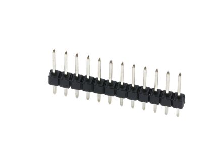 Molex 42375 Series Vertical Through Hole PCB Header, 12 Contact(s), 2.54 mm Pitch, 1 Row(s), Unshrouded [22-28-4121]; 683-696