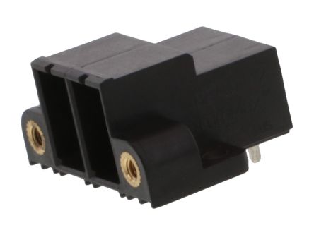 Molex, 12mm Pitch, 39426, 2 Way, Right Angle, Pluggable Terminal Block, Header, Through Hole, Solder Termination, [39426-0002]; 683-708