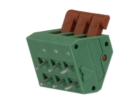 Molex, 5.08mm Pitch, 39700, 3 Way, Pluggable Terminal Block, Panel Mount, 39700-0103 [39700-0103]; 683-716