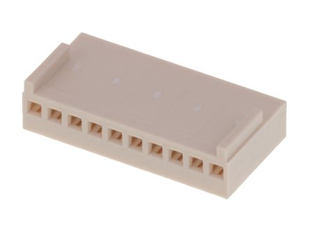 Molex, 5051 Female Connector Housing, 2.5mm Pitch, 10 Way, 1 Row [22-01-1102]; 683-724