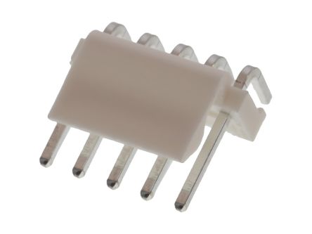 Molex 42892 Series Right Angle PCB PCB Header, 5 Contact(s), 3.96 mm Pitch, 1 Row(s), Shrouded [26-60-7050]; 683-752