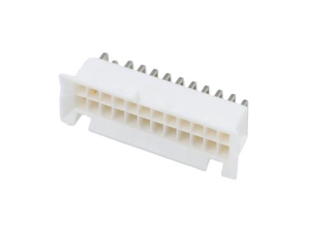Molex 42404 Series Right Angle PCB PCB Header, 24 Contact(s), 4.2 mm Pitch, 2 Row(s), Shrouded [15-24-6243]; 683-803