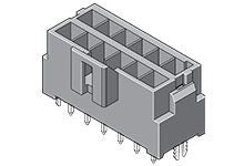 Molex 172299 Series Vertical PCB PCB Header, 16 Contact(s), 3.5 mm Pitch, 2 Row(s), Shrouded [172299-1316]; 683-836