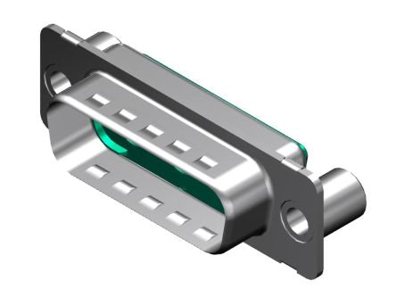 FCT from Molex 1731 Series Steel D Sub Backshell, 3 Way [173107-0664]; 683-843