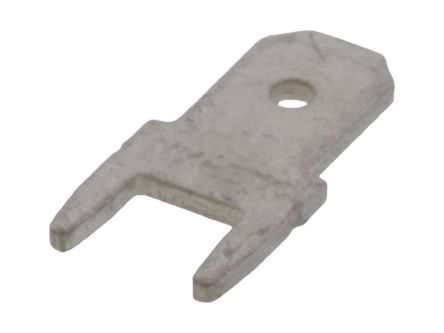 Molex 19708 Silver Uninsulated Male Spade Connector, Quick Disconnect, 4.75 x 0.81mm Tab Size [19708-4011]; 683-847