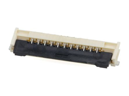 Molex, 2005, 200528-0110 1mm Pitch 11 Way Right Angle FPC Connector, Bottom Contact [200528-0110]; 683-850