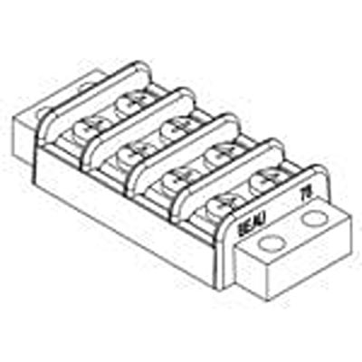 Molex Barrier Strip, 4 Contact, 0.438mm Pitch, 2 Row [38780-0125]; 683-907