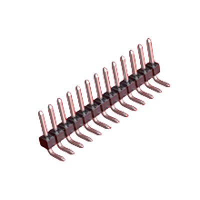 Molex 42376 Series Vertical Through Hole PCB Header, 7 Contact(s), 2.54 mm Pitch, 1 Row(s), Unshrouded [22-28-6071]; 683-926