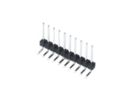 Molex 42377 Series Right Angle Surface PCB Header, 10 Contact(s), 2.54 mm Pitch, 1 Row(s), Shrouded [22-28-9101]; 683-930