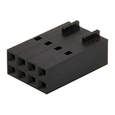 Molex, 70450 Female Connector Housing, 2.54mm Pitch, 4 Way, 2 Row [22-55-2043]; 683-931