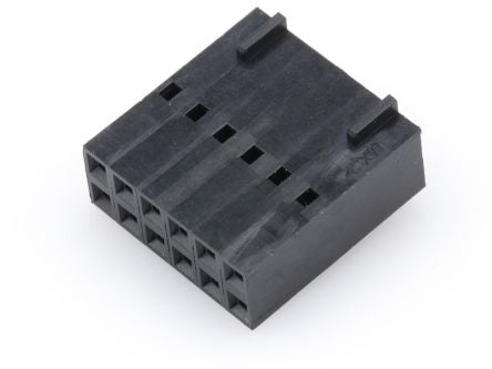 Molex, 70450 Female Connector Housing, 2.54mm Pitch, 12 Way, 2 Row [22-55-2123]; 683-932