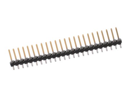Molex 41661 Series Vertical Through Hole PCB Header, 24 Contact(s), 3.96 mm Pitch, 1 Row(s), Unshrouded [26-48-2241]; 683-949