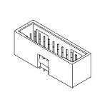 Molex 70567 Series Vertical Through Hole PCB Header, 14 Contact(s), 2.54 mm Pitch, 2 Row(s), Shrouded [15-80-0149]; 683-993