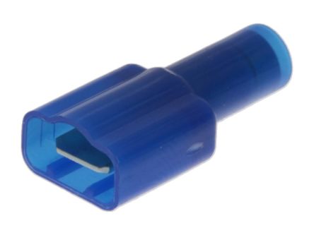Molex 19001 Blue Nylon Male Spade Connector, Quick Disconnect, 6.35 x 0.81mm Tab Size [19001-0007]; 684-021