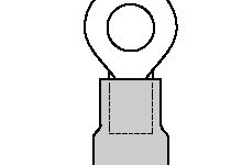 Molex Insulated Ring Terminal, M4 Stud Size, Blue [19070-0087]; 684-031
