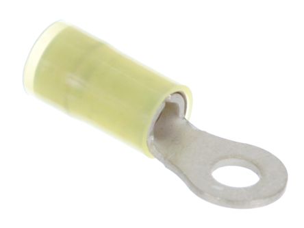Molex Insulated Ring Terminal, M4 Stud Size, Yellow [19073-0165]; 684-034