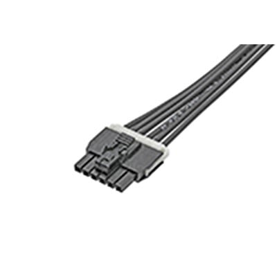 Molex 6 Way Female Nano-Fit to 6 Way Female Nano-Fit Wire to Board Cable Assembly, 150mm [145130-0601]; 684-075