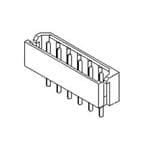 Molex 35301 Series Vertical Through Hole PCB Header, 6 Contact(s), 2.5 mm Pitch, 1 Row(s), Shrouded [35301-0240]; 684-093