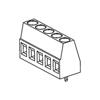 Molex, 5mm Pitch, 39593, 4 Way, Vertical, Pluggable Terminal Block, PCB Mount, 39593-3004 [39593-3004]; 684-149