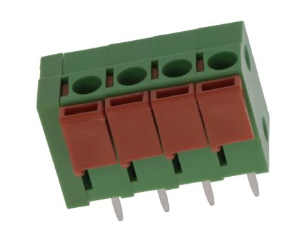 Molex, 5mm Pitch, 39700, 4 Way, Vertical, Pluggable Terminal Block, Panel Mount, 39700-0904 [39700-0904]; 684-151