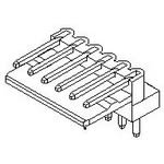 Molex 5046 Series Right Angle Through Hole PCB Header, 6 Contact(s), 2.5 mm Pitch, 1 Row(s), Unshrouded [22-12-1042]; 684-170