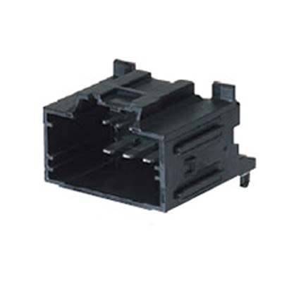 Molex 34696 Series Right Angle PCB PCB Header, 10 Contact(s), 2.54 mm Pitch, 2 Row(s), Shrouded [34696-0100]; 684-218