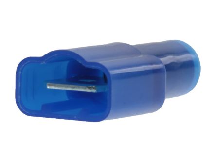 Molex 19001 Blue Nylon Male Spade Connector, Quick Disconnect, 6.35 x 0.81mm Tab Size [19001-0006]; 684-257