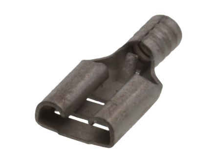 Molex 19016 Black Uninsulated Female Spade Connector, Quick Disconnect, 6.35 x 0.81mm Tab Size [19016-0111]; 684-261